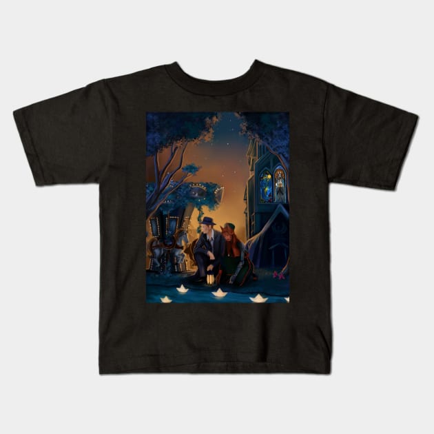 Boats Kids T-Shirt by ALStanford